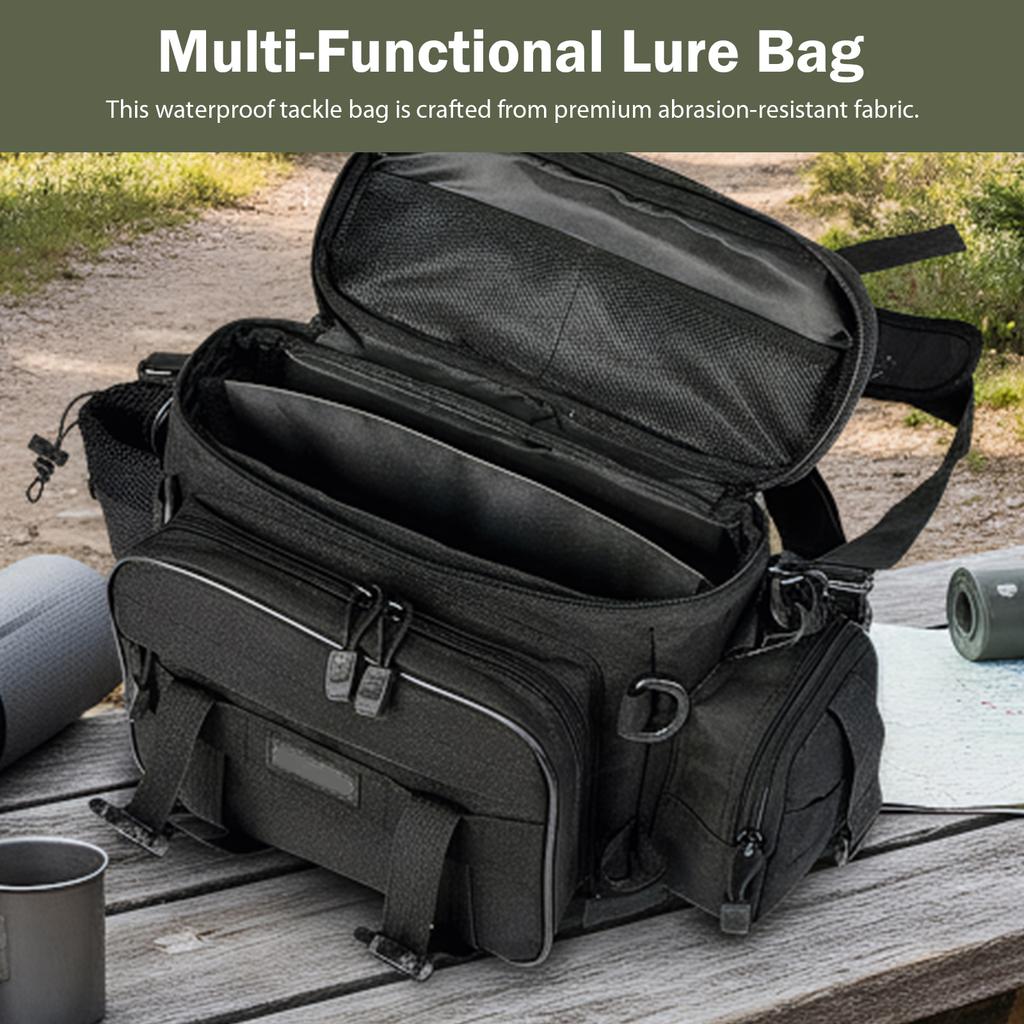 Thickened Tackle Bags Large Capacity Outdoor Fishing Reel Bait Box Hunting Storage Tackle Bags Camping Picnic Cycling Backpack