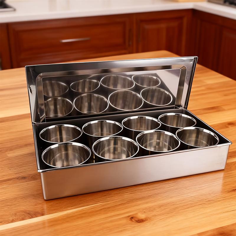 Stainless Steel Condiment Box