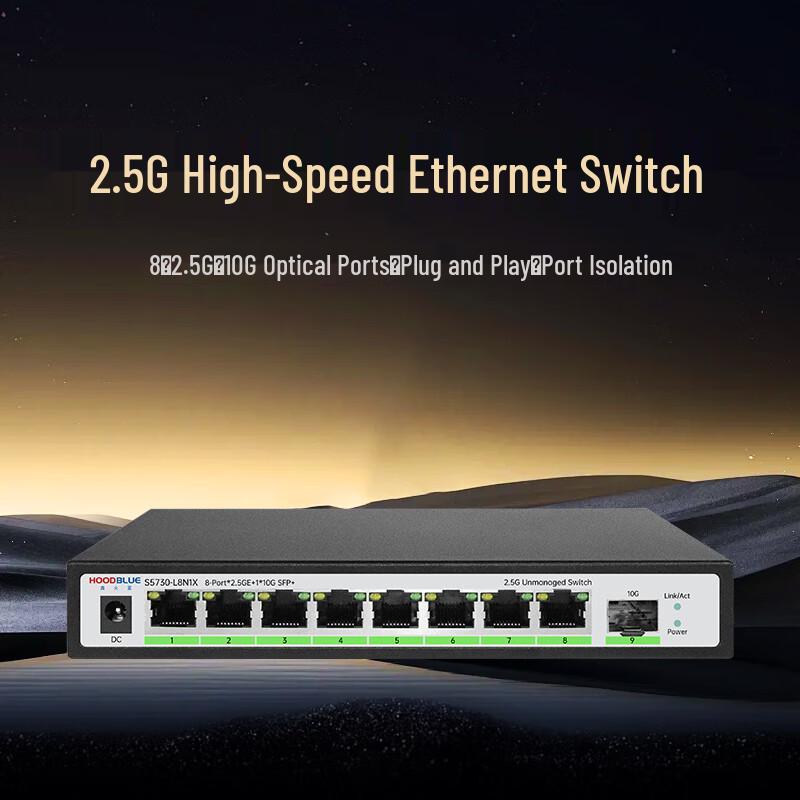 Hoodblue Hochleistungs-Ethernet-Switches & Transceiver