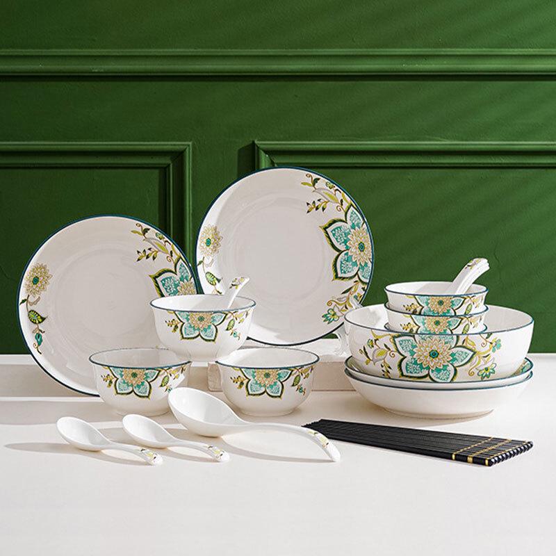 Tuoqiao Chinese Ceramic Tableware Gift Set