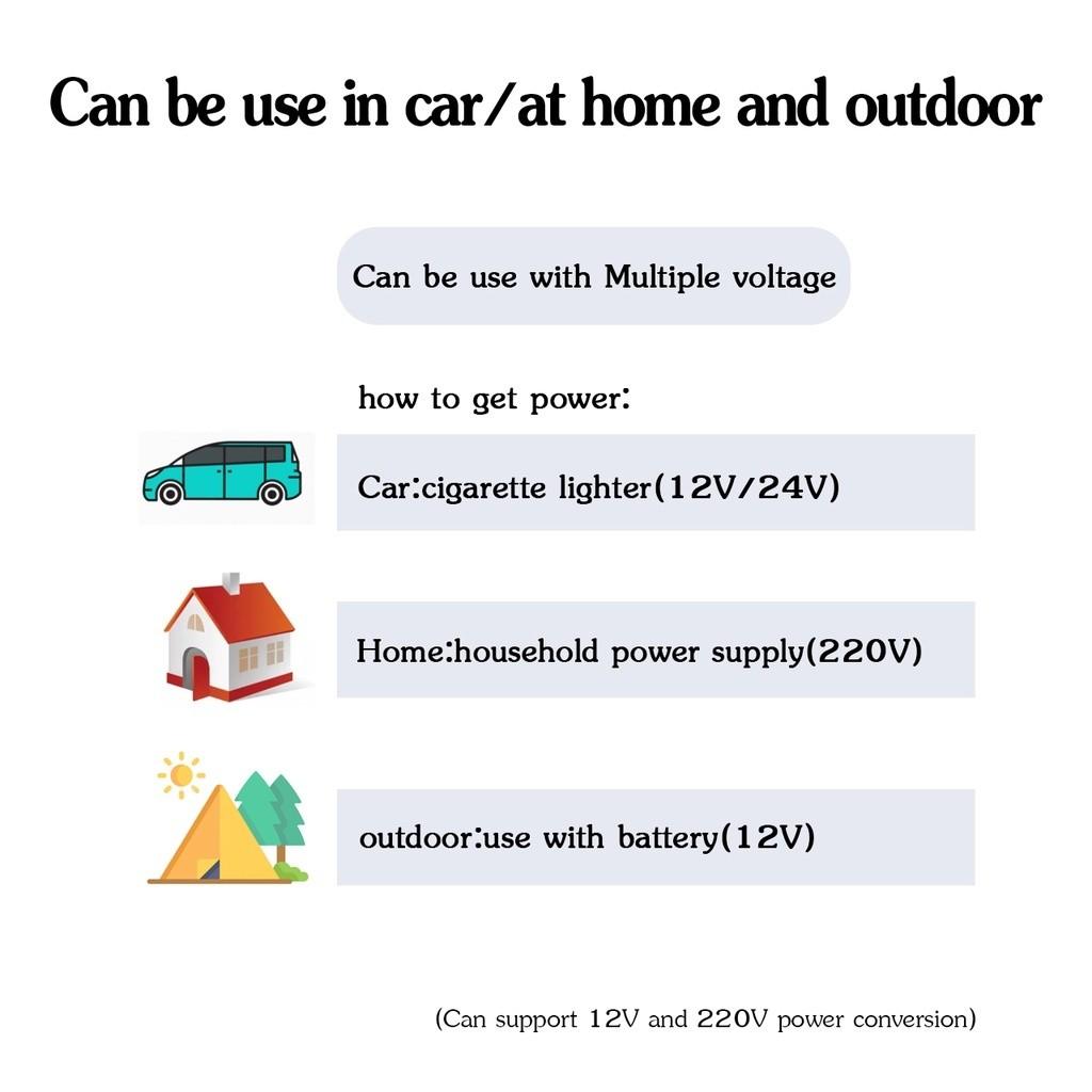 12V/24V Universal Mini Portable Car Fridge Large Capacity Car Refrigerator Car&Home Dual Purpose Freezer