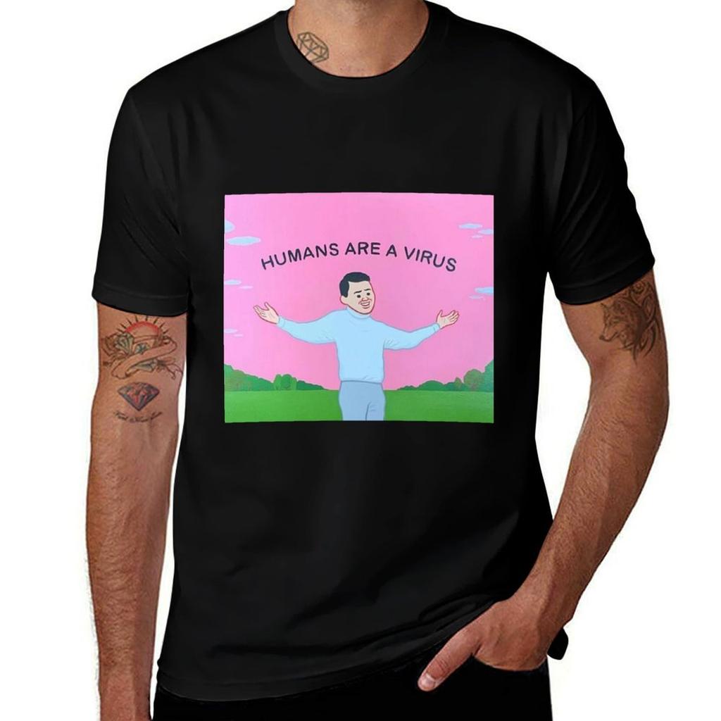 Huunisexs Are A Virus Tshirt Everyday Wear Basic Short Sleeve Top