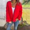 2024 Winter Women's Fashion Solid Color Wool Cardigan