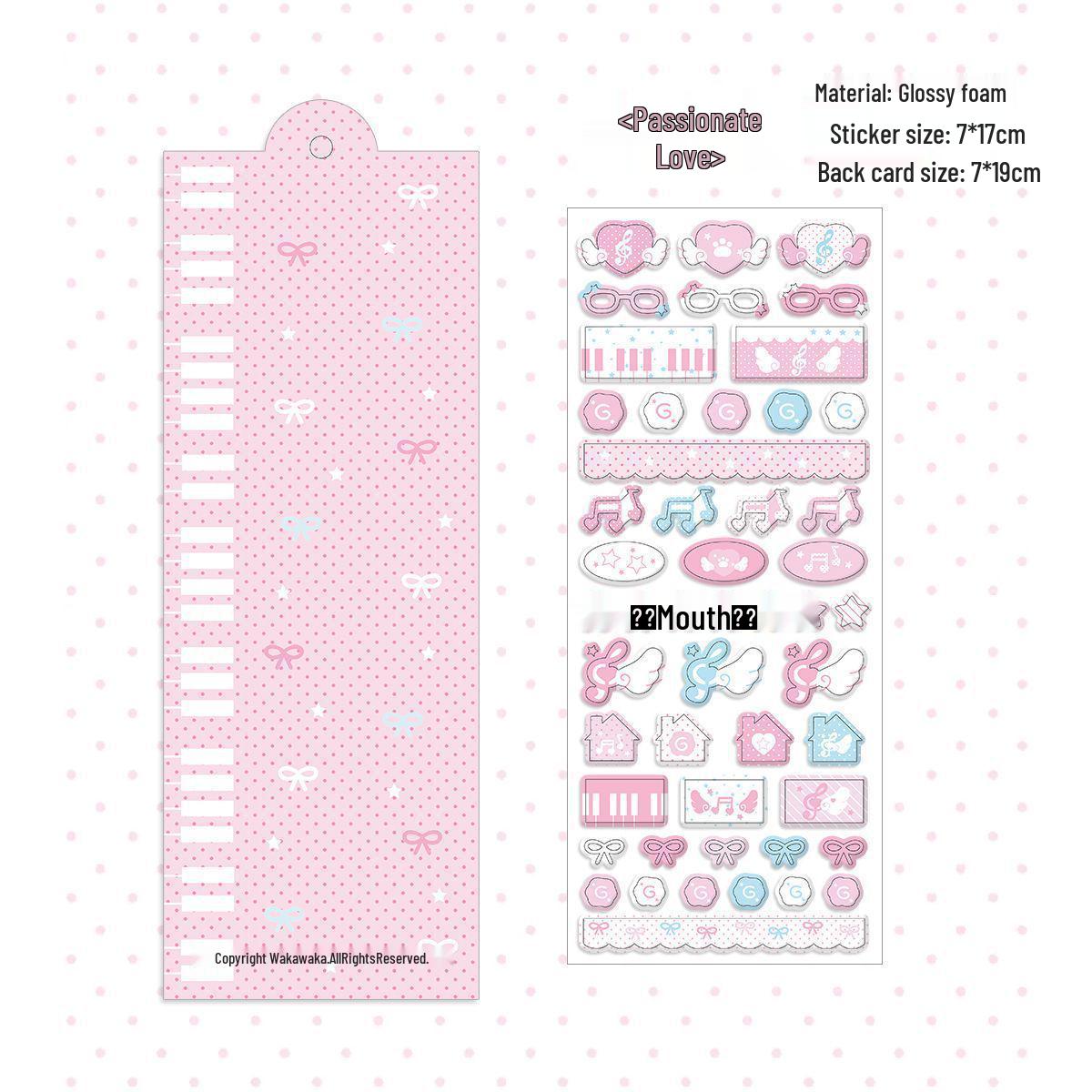

3D Foam Star & Wing Stickers: Cute, Lightweight, Creative Journal Decoration