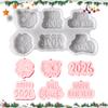 Silicone Mold Pig Resin Casting Molds DIY Gypsum Mold Easy Release Reusable Pendant Christmas Gifts New Year Lucky Pig Pendant