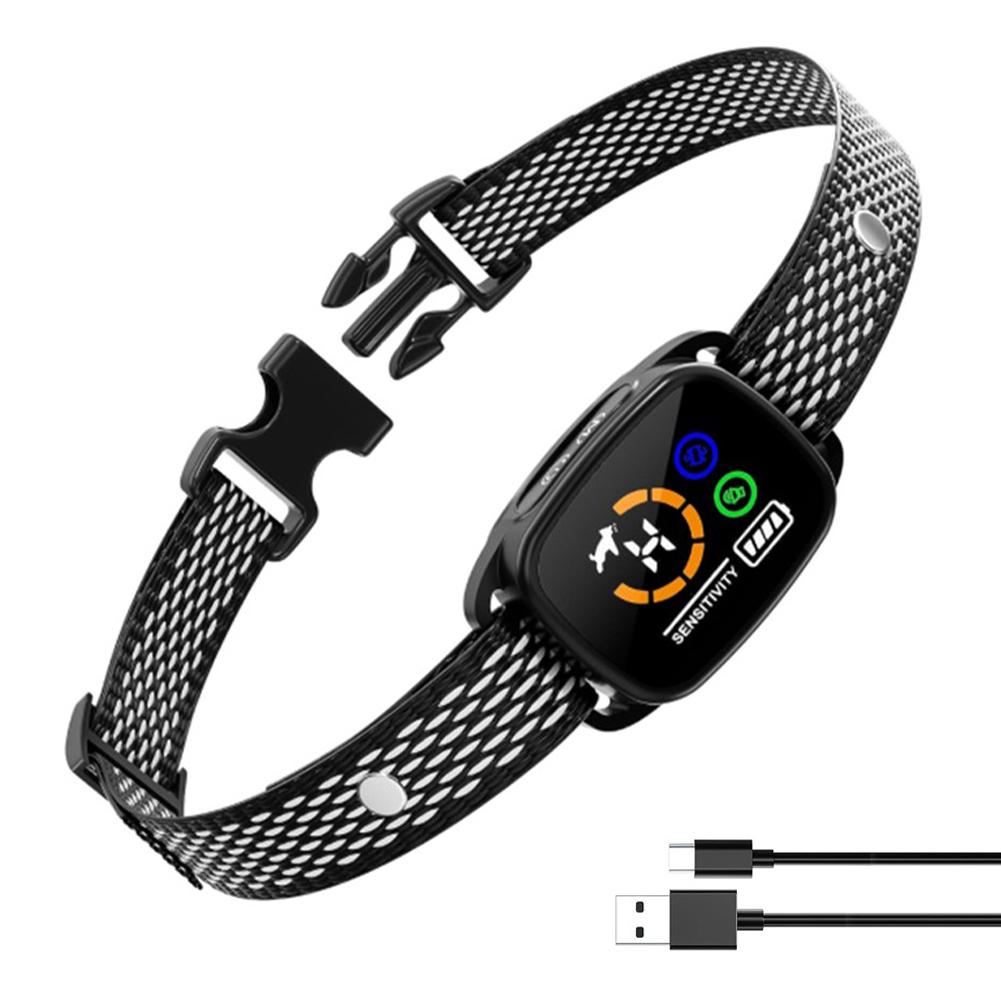 Dog Bark Collar Rechargeable Anti Bark Collar Anti Barking Training Collar for Small Dogs