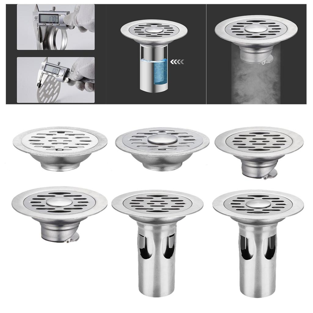 Floor Drain Sewer Core 10cm Underground Effective Odor Resistant Pool Water Outlet Shower Strainer Cover for Basement Devices
