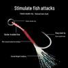 Yikun Corrosion-Resistant Freshwater Bass Vibe Lure with Okinawan Blood Groove and Long-Distance Casting Hook