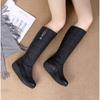 New Winter Women Fur Shoes High Quality Warm Snow Boots Comfortable Knee High Boots Outdoor Waterproof Long Boots Size 35-44