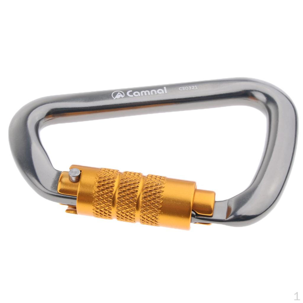 28KN Screw Locking Carabiner Climbing Equipment