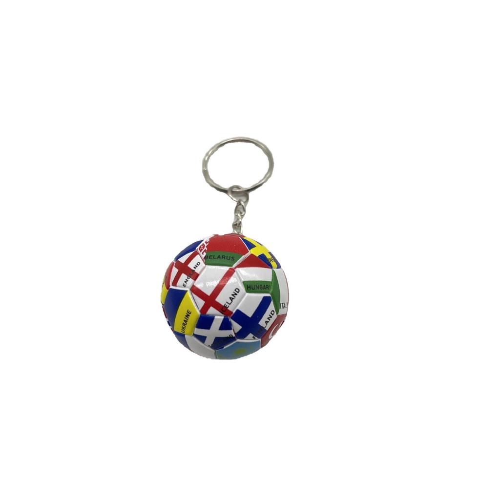 Porte-clés Pendentif Football Flag International - Mini Coupe du Monde Cadeau Sportif