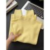 Women's Niche Design Half-High Collar Sweater - Thickened Autumn/Winter Korean Style Versatile Base Layer