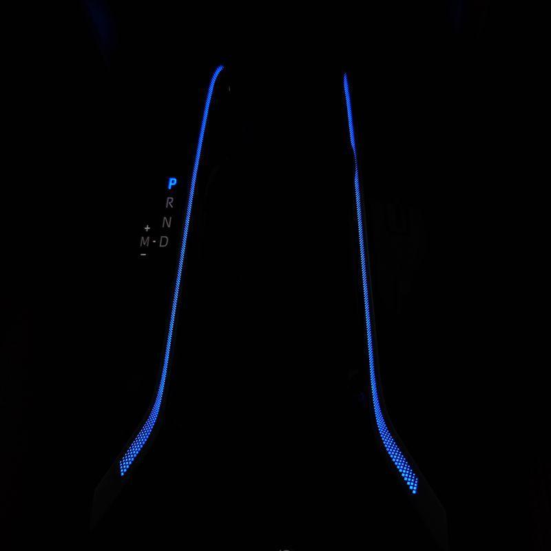 Car LED Central Cup Holder Atmosphere Ambient Light Interior Decorative Lamp For Toyota Corolla CROSS /Altis -2024