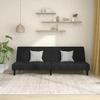 VidaXL 2-seater Sofa Bed Black Velvet 375844