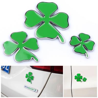 3D kovový emblém čtyřlístku, odznak, karoserie, logo na kufru, dekorace, samolepky pro Sportiva 159 147 156 Giulietta Mito 166