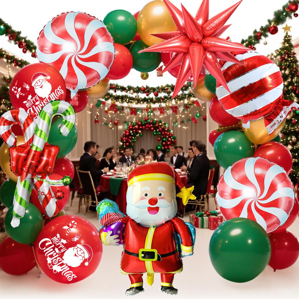 New Christmas Balloon Set - Gold Bells & Snowflake Foil Balloons