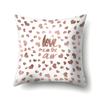 Polyester Pillow Case Automobile Decoration Home Printed Pillow Case Waist Cushion Cover Car Cushion Head Cushion Cover