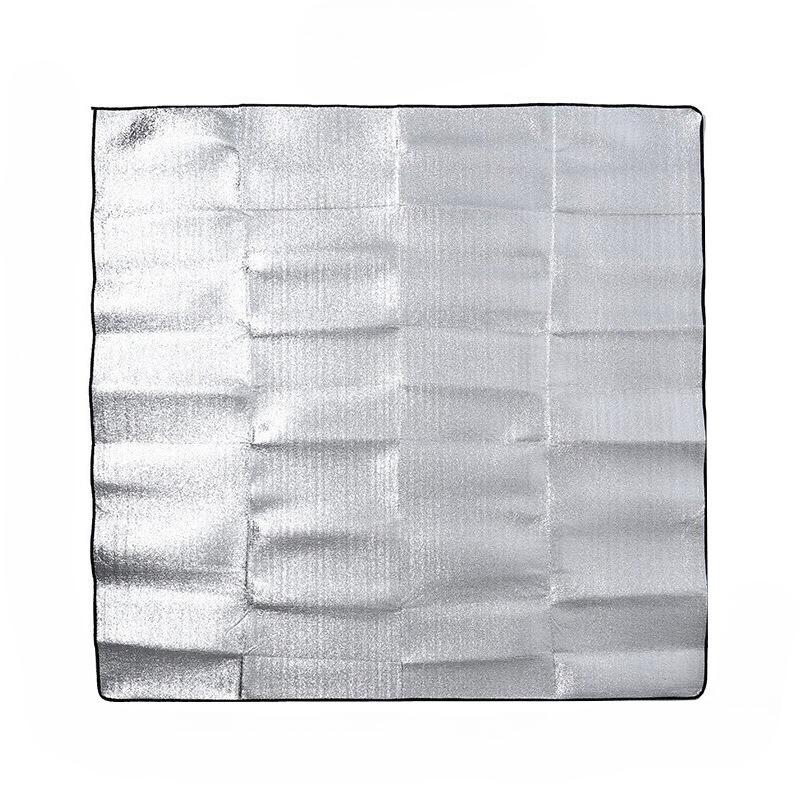 1Pc Outdoor Double-sided Aluminum Film Moisture-proof Mat Folding Thickened Portable Camping Picnic Mat Tent Moisture Partition Foldable Mat