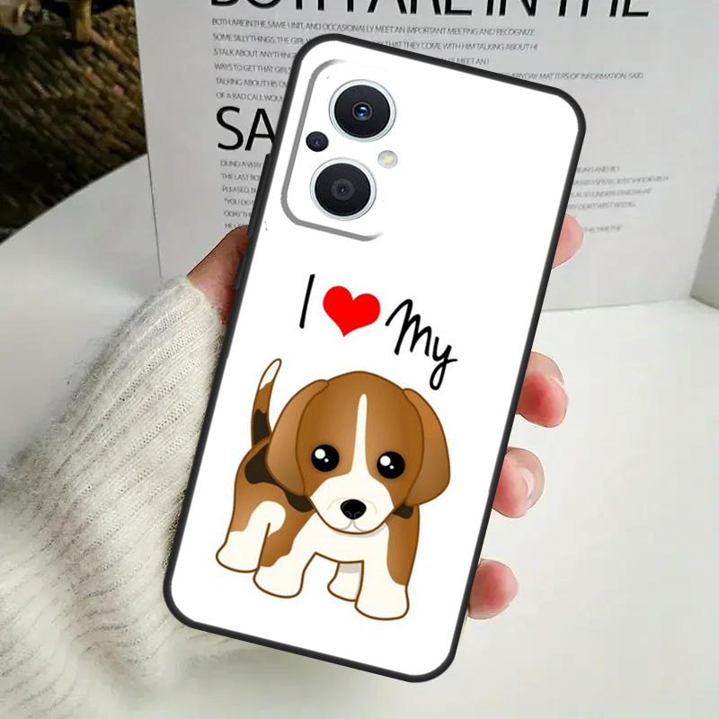 Beagle Dog Phone Case For OPPO Reno 8T 14F 13 F 12 11 10 14 Pro 7 8 Lite OPPO Find X8 X6 X5 Pro Cover