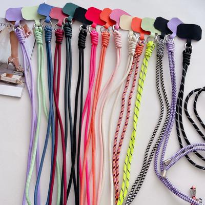 Verstellbares Nackenband Umhänge-Handyhülle Lanyard: Verlustsicher & Geflochtenes Polyester.
