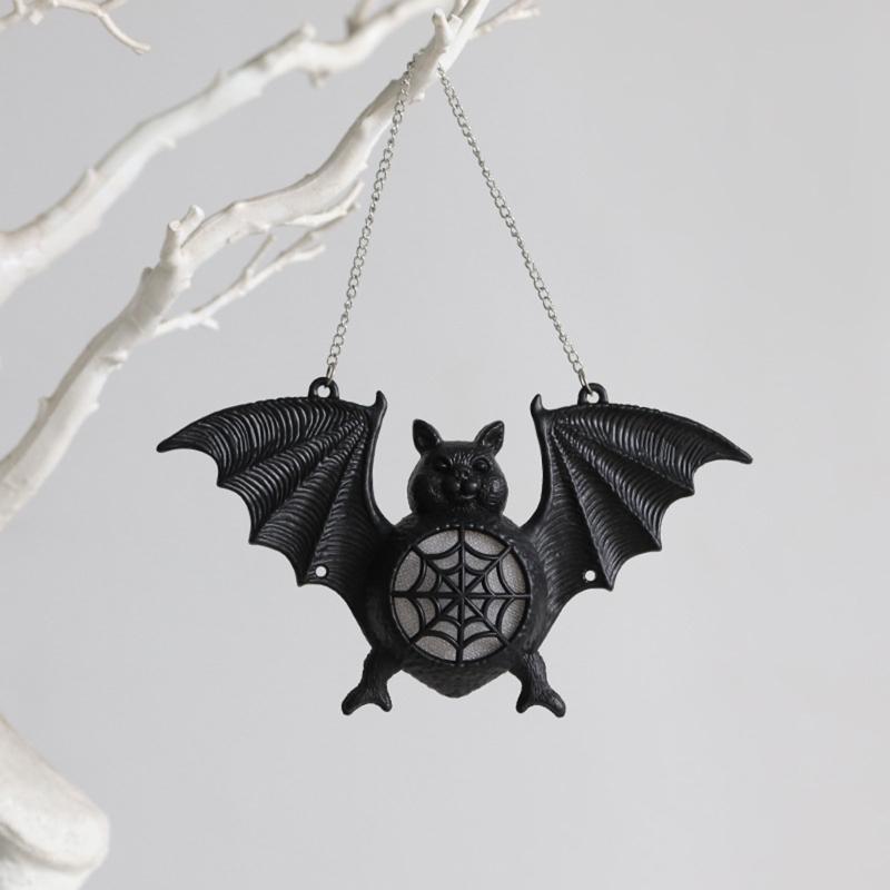 Halloween 3D Gothic Spooky Bats Decoration Halloween Party Supplies Goth Light Scary Black Bat Light for Home Yard