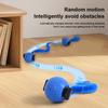 1pcs New Orange And Blue Smart Interactive Cat Toy Ball Features Upgraded Collision Detection And a Realistic Tail