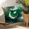 Nation Pakistan Flag Pillow Case Linen Cushion Covers For Decorative Sofa Home Pillows Case Car Chair Pillows Cases