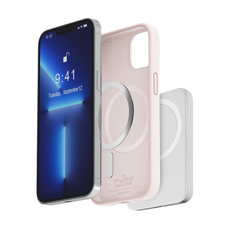 Puro Icon Mag - Etui Iphone 14 Pro Max Magsafe (Dusty Pink)
