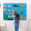 Felt Boards Wall Hanging Cartoon Pattern Story DIY Board Toy