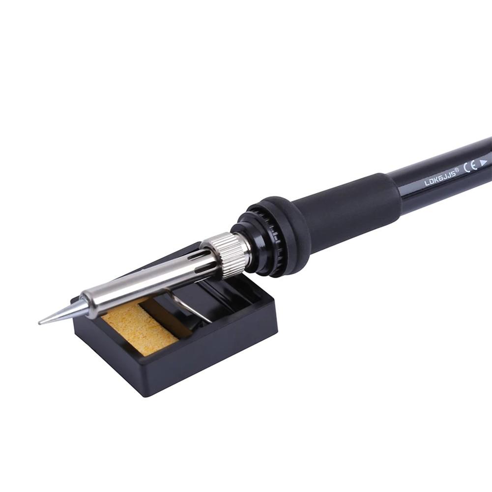 2 Pieces Iron Stand Holder Black With Clean Sponge