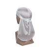 New Satin Leopard Print Pirate Hat - European & American Hip Hop Elastic Head Wrap with Long Tail for Men