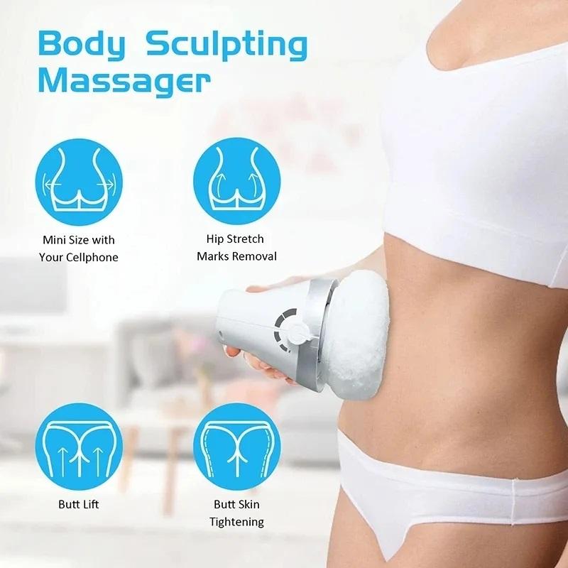 High Frequency Vibration Body Massager Slimming Machine Anti-Cellulite Massage Roller with Guasha Scraping Fat Burner Device for