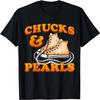 Chucks And Pearls 2021 Gift Kamala Harris New Vice President T-Shirt