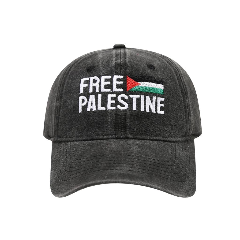 Embroidered Baseball Cap Adjustable Dad Hat with Flag Design Unisex Sun Protection Hat for Outdoor Activities Casual Wear