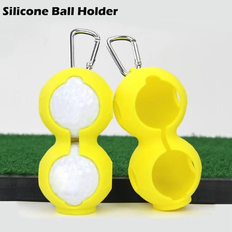 Double Storage Sleeve Golfs Balls Carriers Golfs Balls Holder Case Holder Clip Golfs Balls Holder Balls Marker Holder