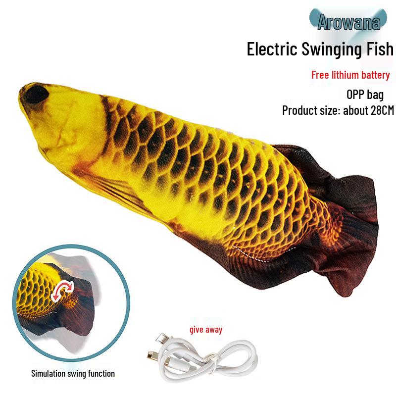 

Rechargeable Electric Jumping Fish Cat Toy - Free Shipping