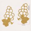 Gold Silver Floral Embroidery Cloth Patches Versatile Use DIY Craft Accessories for Stage Costume Home Textile Decor