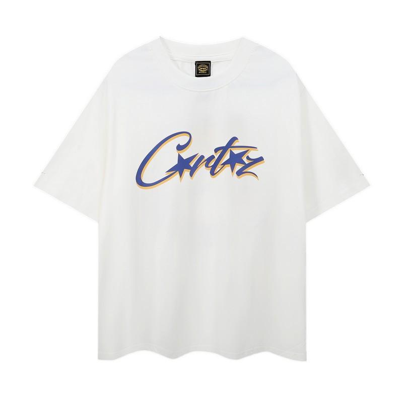 Summer new trendy brand letter printing loose round neck short-sleeved T-shirt breathable and comfortable