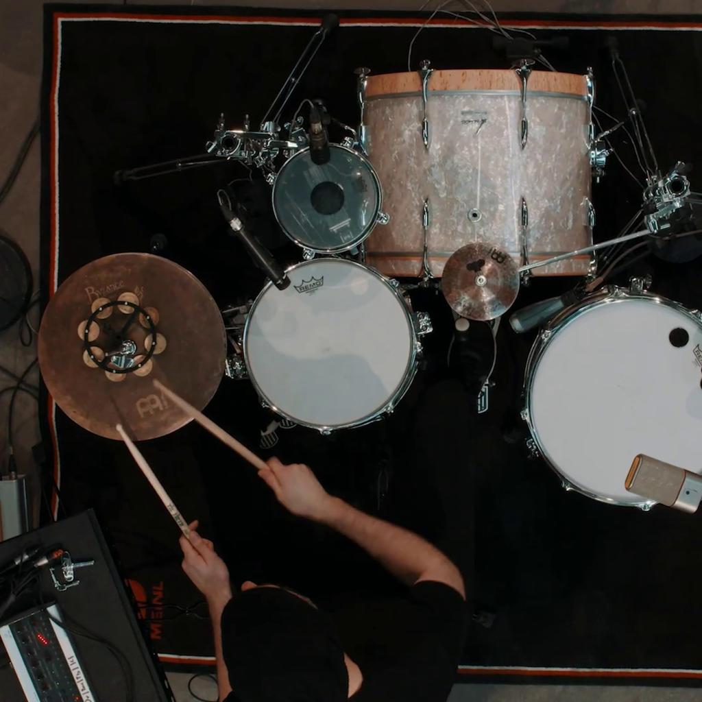 Meinl Becken Byzance Vintage Serie Benny Greb Signature 14" Sand Hat Hi-Hat Becken Paar B14SAH