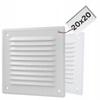 Metallic Painted Grille 20X20 Screw-on White