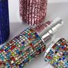 10ml Perfume Bottle Leak-proof Full Rhinestone Cosmetic Container Refillable Ultra-fine Mist Fragrance Container for Woman