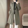 Women's Mid-Length Wool Coat - New Autumn/Winter Double-Faced Fleece Style