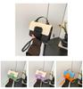 2024 Spring New Pure Color Casual Fashion Stylish Lady Shoulder Crossbody Handbag