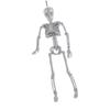 40cm Glittering Skeleton Halloween Decorations with Articulated Joints For Holiday Party Centerpieces Indoor and Outdoor