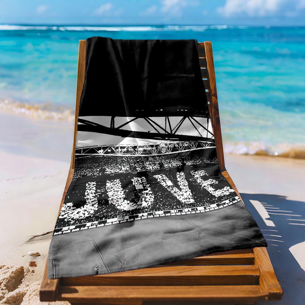 Juventus Beach Towel Super Soft Absorbent Comfortable Lightweight Perfect For Traveling Yoga Camping And Swimming