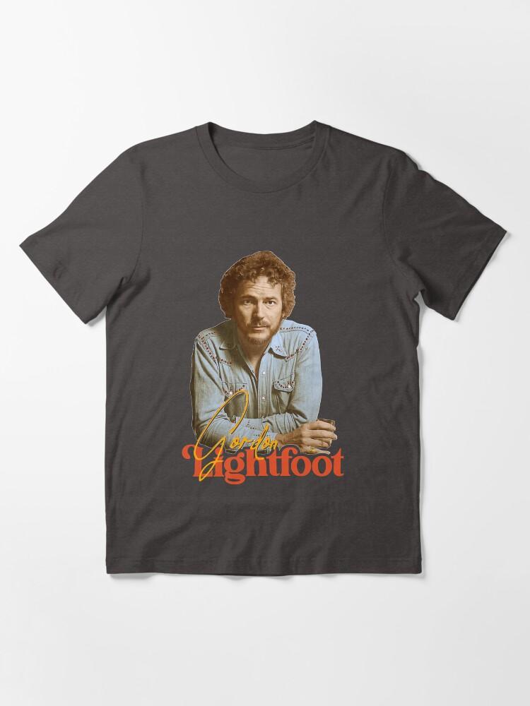 Gordon Lightfoot Day gift for gordon lightfoot retro folk rock icon gifts music fans Essential T-Shirt