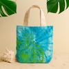 Tie-Dye 6oz Cotton Bag Blue Green 38x42x12cm