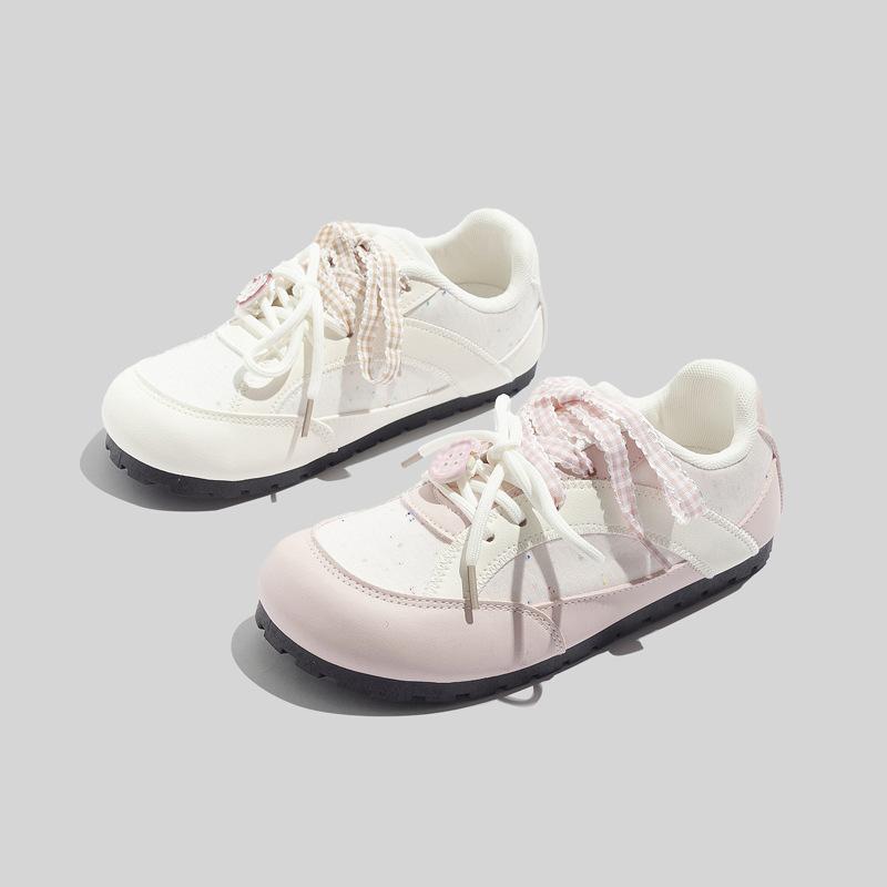 Bell Heightening Soft-soled German Training Shoes Season Casual Shoes Little White Shoes Breathable Shoes