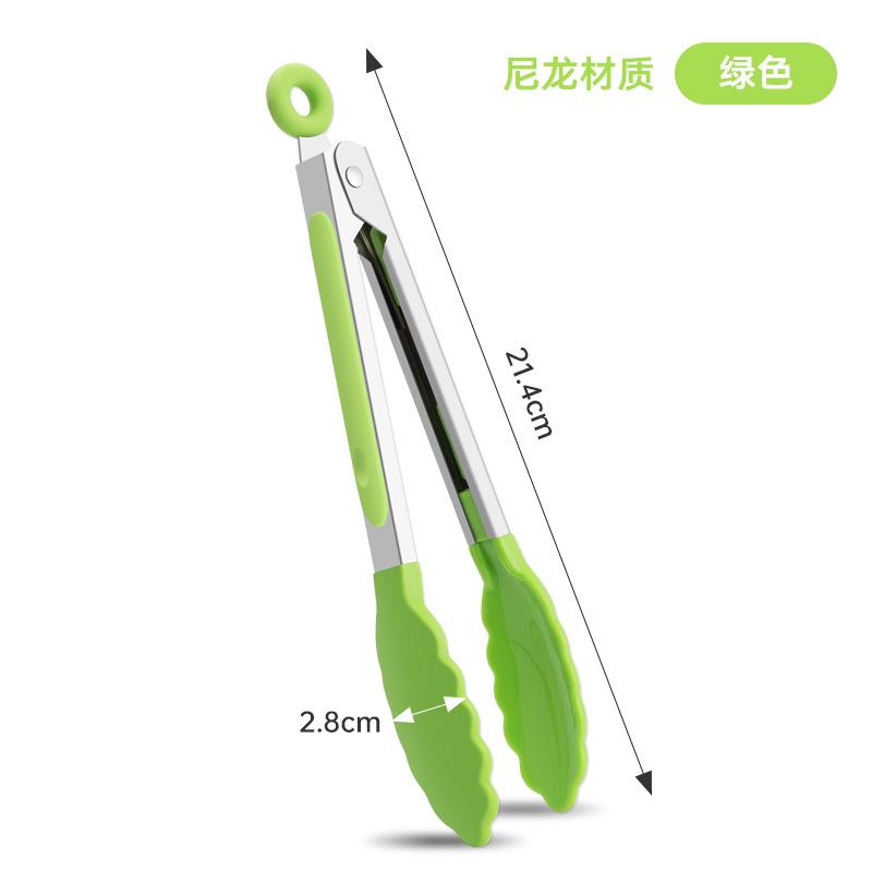 7 Inch Stainless Steel Food Tongs BBQ Salad Bread Cooking Clip Clamp Serving Utensils Tongs Tools Grill Kitchen Accessories 2025
