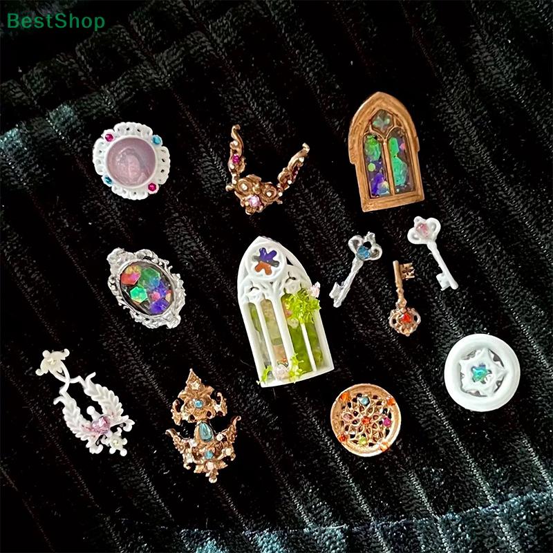 3D Silicone Nail Art Mold European Style Retro Patterns Candlestick Candle Design Decor DIY Transparent Manicure Template